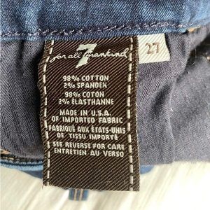 7 for all manning Skinny Jeans